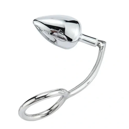 Anal Hooks DiscreetChoice Stainless with Ring Cock Anal Set 4663 Steel Hook 1015